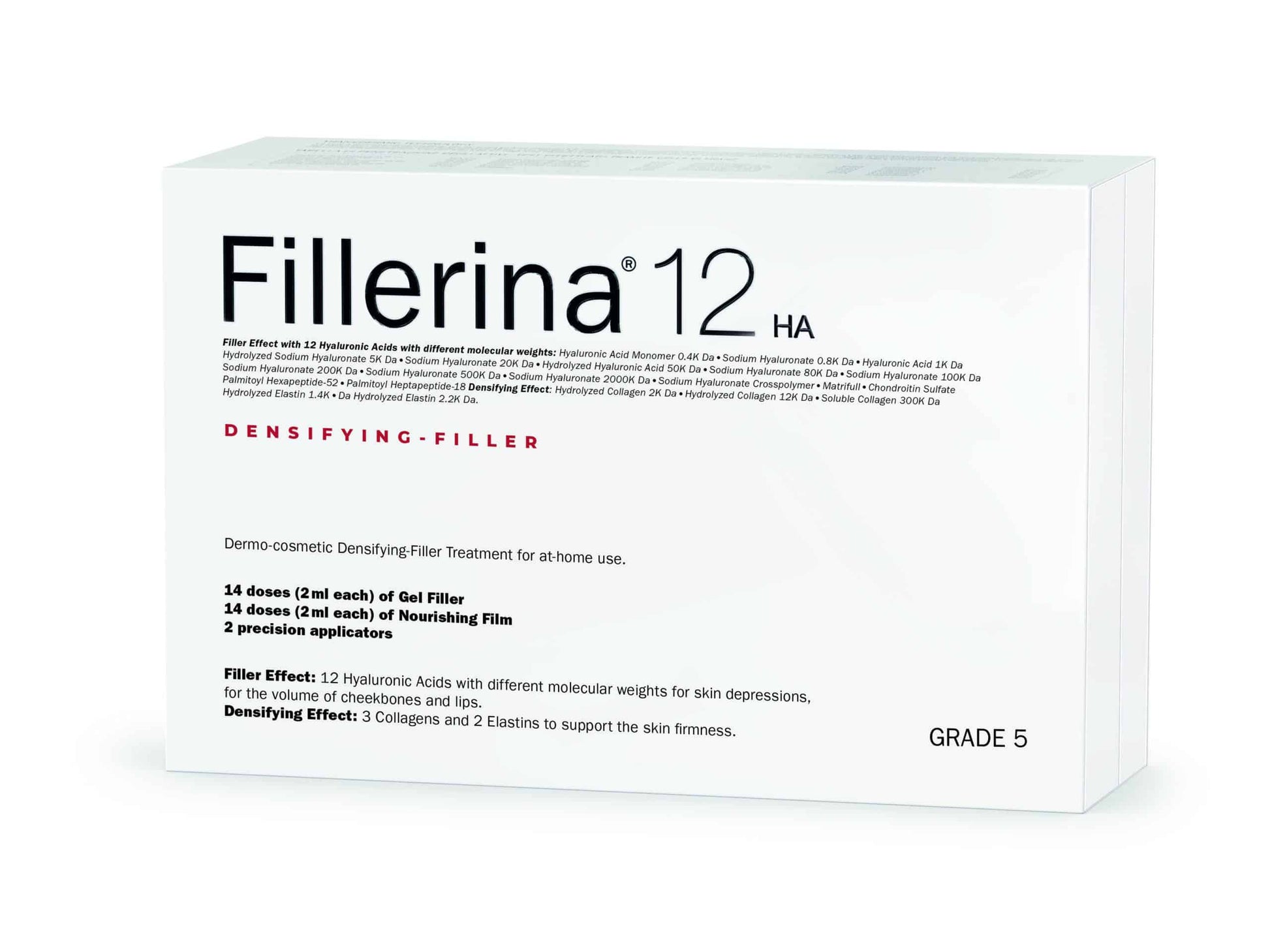 FILLERINA 12HA dermo-cosmetic filler set, Intensity 5, 30 ml x N2