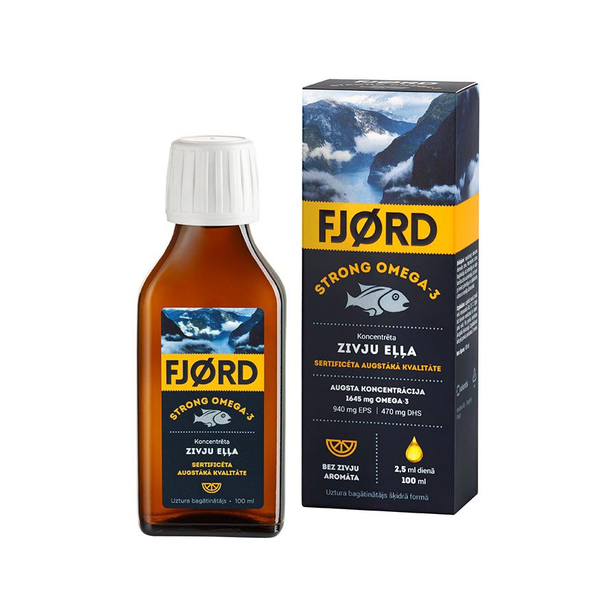 FJORD STRONG Omega-3 fish oil 100 ml