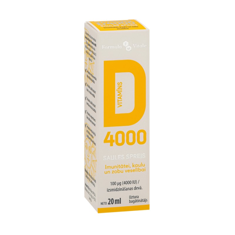 FORMULA VITALE D Vitamin 4000 sun spray 20 ml