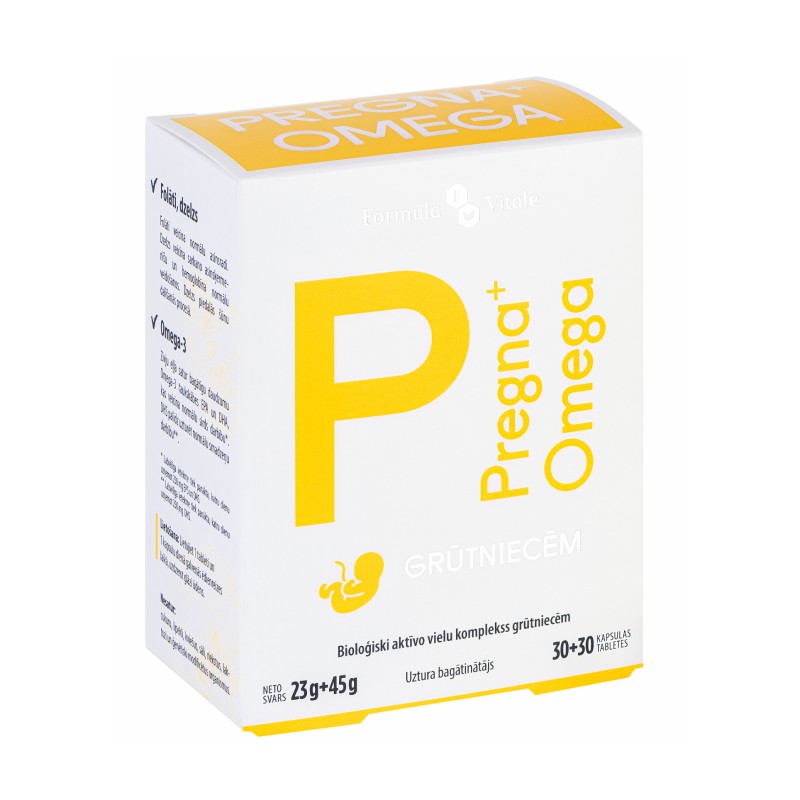 FORMULA VITALE Pregna+ Omega tablets N30 + capsules N30