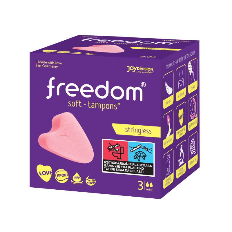 FREEDOM Soft Women's hygienic mini tampons N3