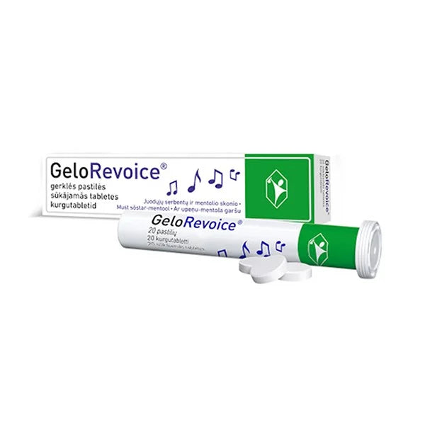 GELOREVOICE blackcurrant-menthol sucking tablets N20