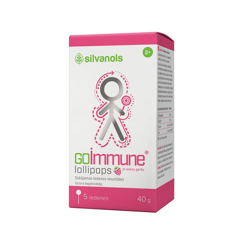 GOIMMUNE Raspberry flavored lollipops N5