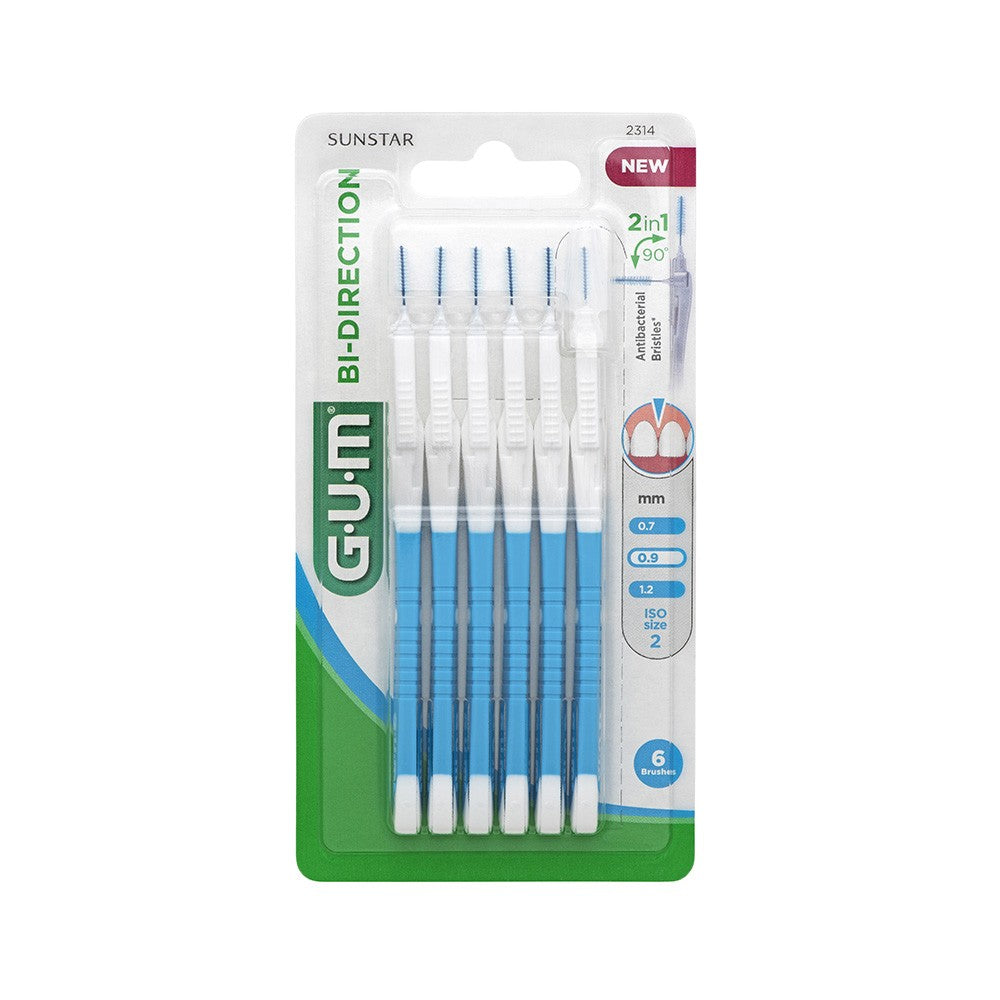 GUM Bi-Direction 0.9 mm interdental brushes N6