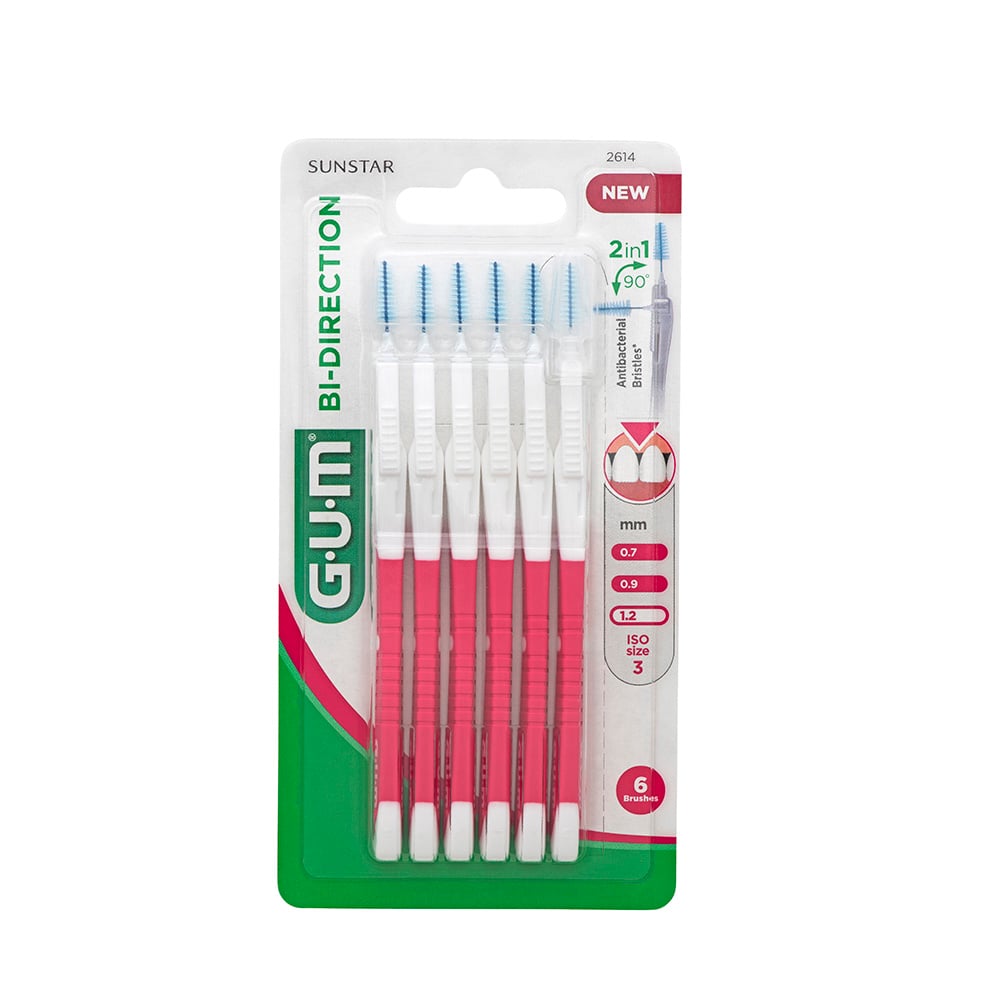GUM Bi-Direction 1.2 mm interdental brushes N6