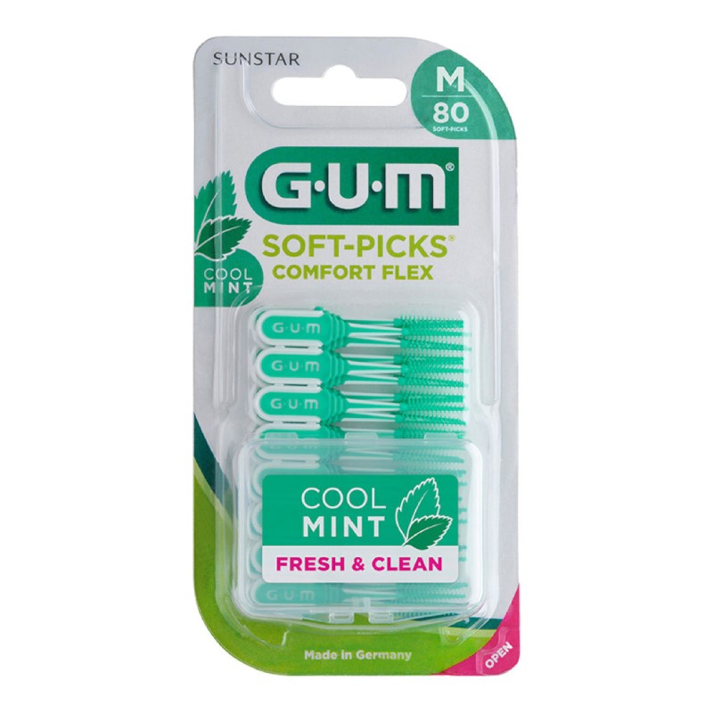 GUM Soft Picks Comfort Flex toothpicks mint, size M N80