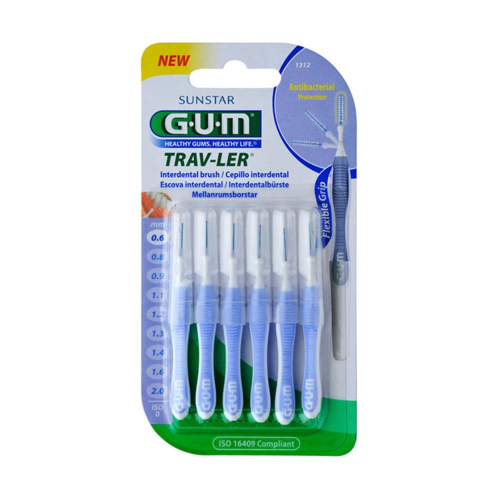 GUM Trav-Ler 0.6 mm interdental brushes N6