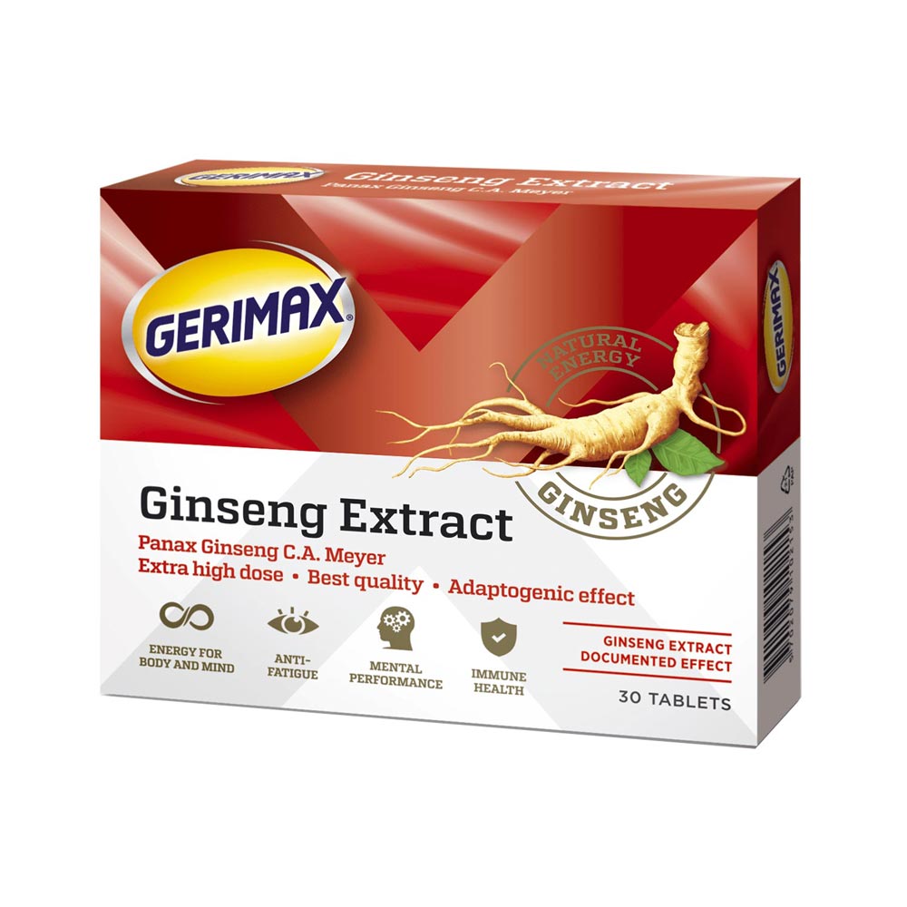 GERIMAX Ginseng extract tablets N30