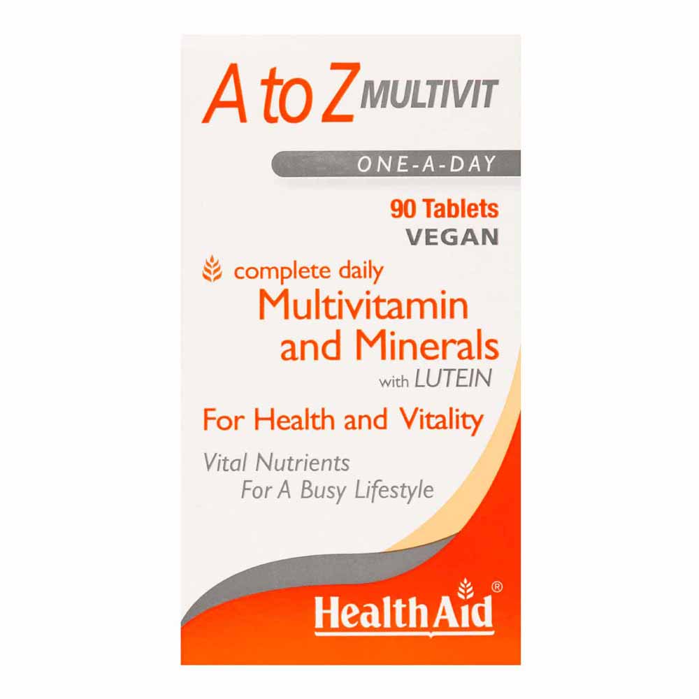 HealthAid A to Z multivit tablets N90
