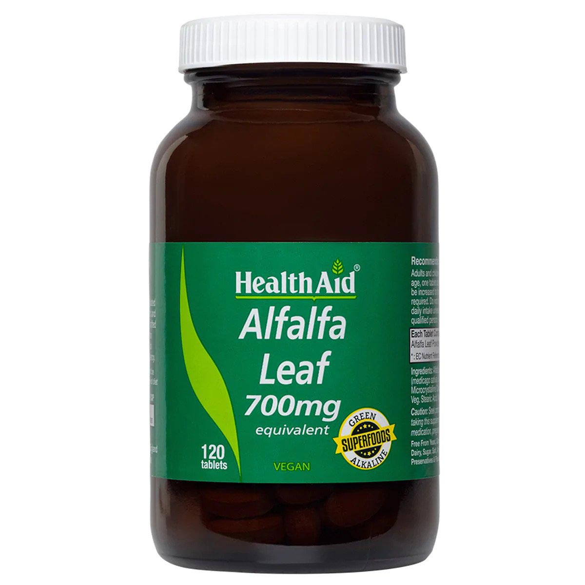 HealthAid Alfalfa Leaf 700mg tablets N120