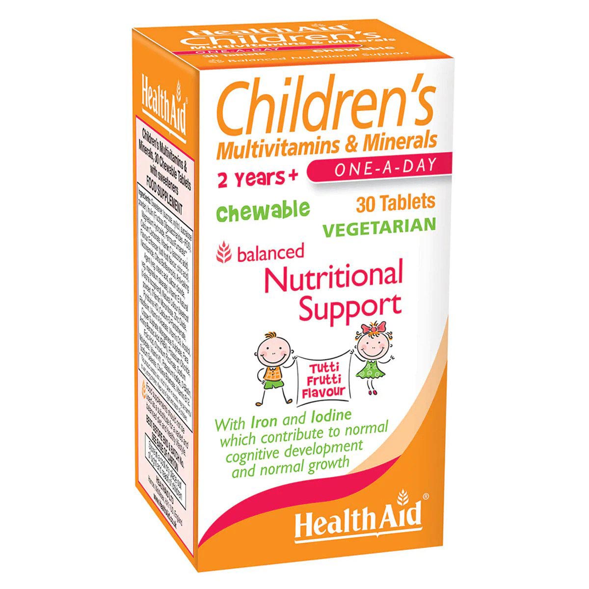 HealthAid Children's Multivitamins & Minerals chewable tablets N30