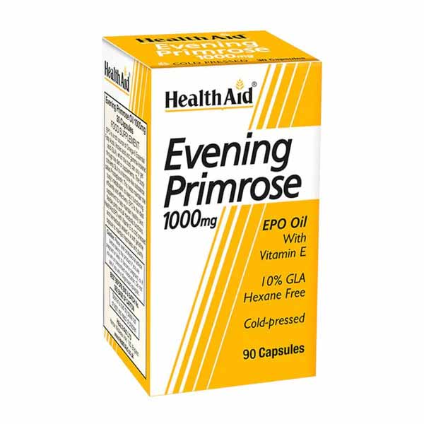 HealthAid Evening Primrose Oil 1000mg Capsules N90