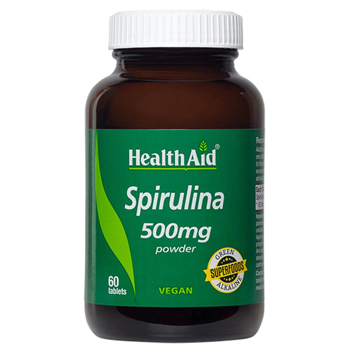 HealthAid Spirulina 500mg tablets N60