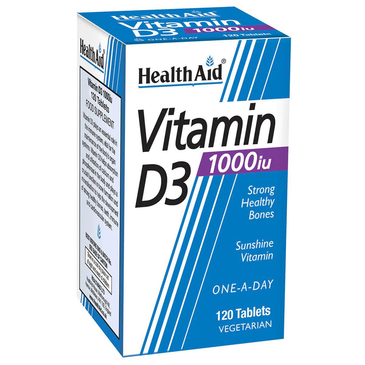 HealthAid Vitamin D3 1000 sv tablets N120