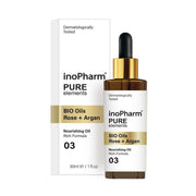 INOPHARM Pure Elements Bio Oils Rose + Argan face oil 30 ml