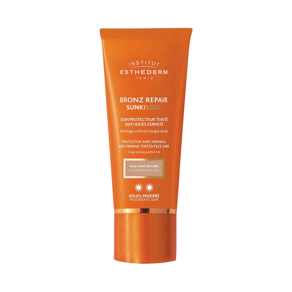Institut Esthederm Bronz Repair Sunkissed Tinted anti-wrinkle sun cream for medium sun 50 ml