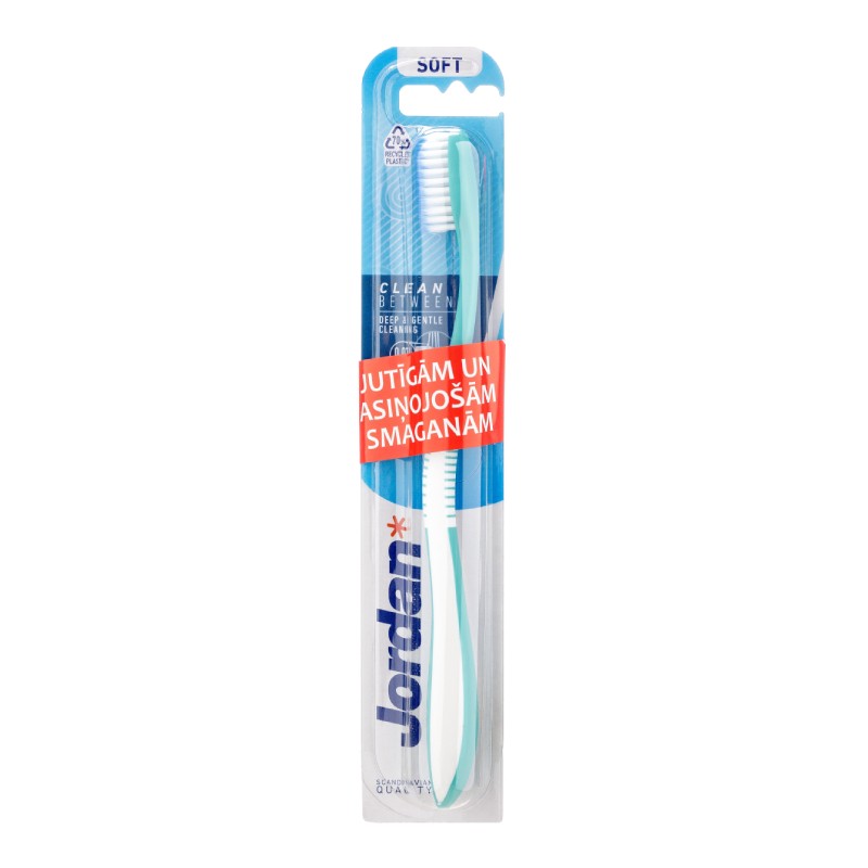 JORDAN Clean Between soft toothbrush