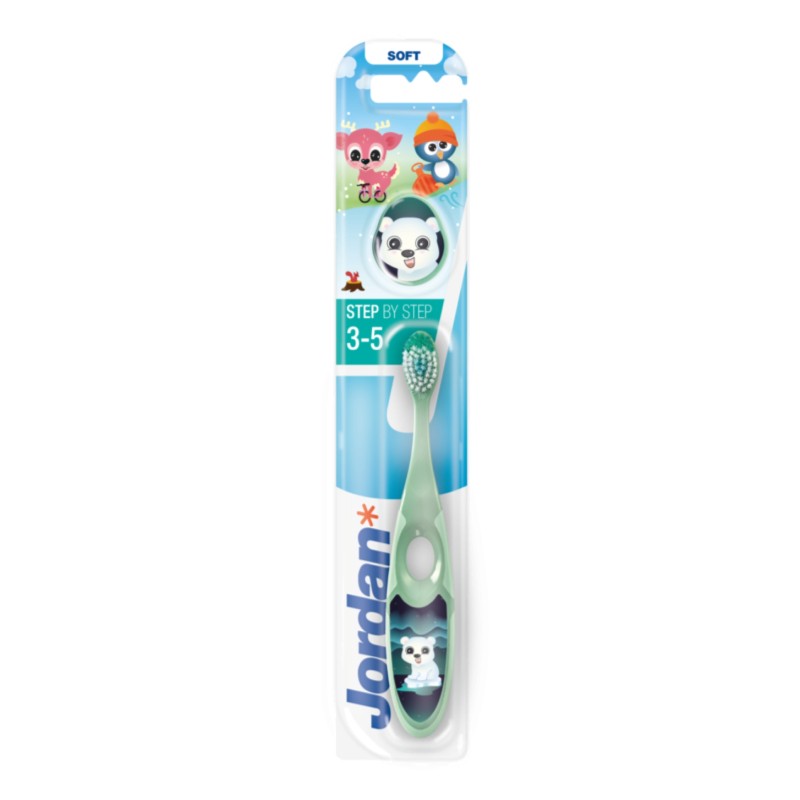 JORDAN Step Soft toothbrush for children 3-5 years old