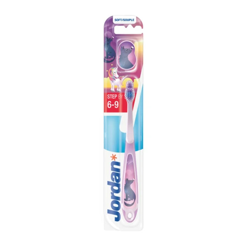 JORDAN Step Children's soft toothbrush for children 6-9 years old