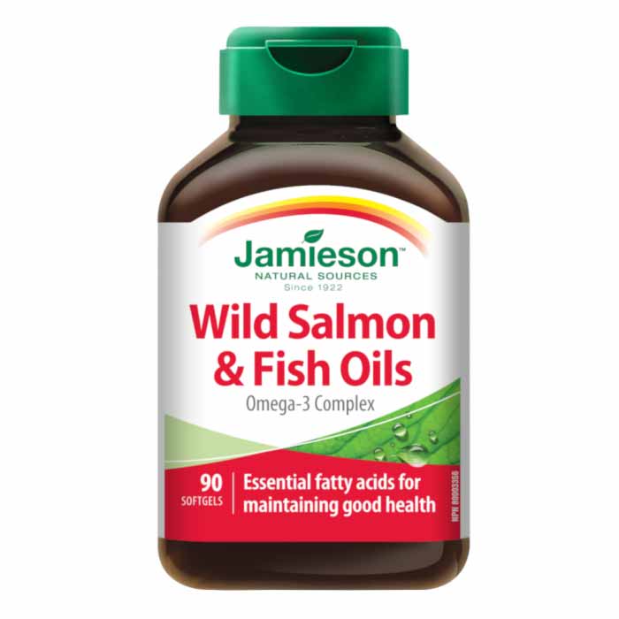 Jamieson Wild Salmon & Fish Oil Capsules N90