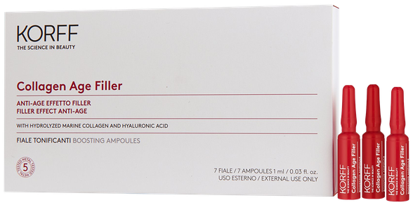 KORFF Collagen Come on Filler anti-aging remedy 1 ml ampoules 7 pcs