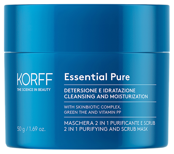 KORFF Essential Fri 2 in 1 cleansing scrubbed faces mask 50 ml