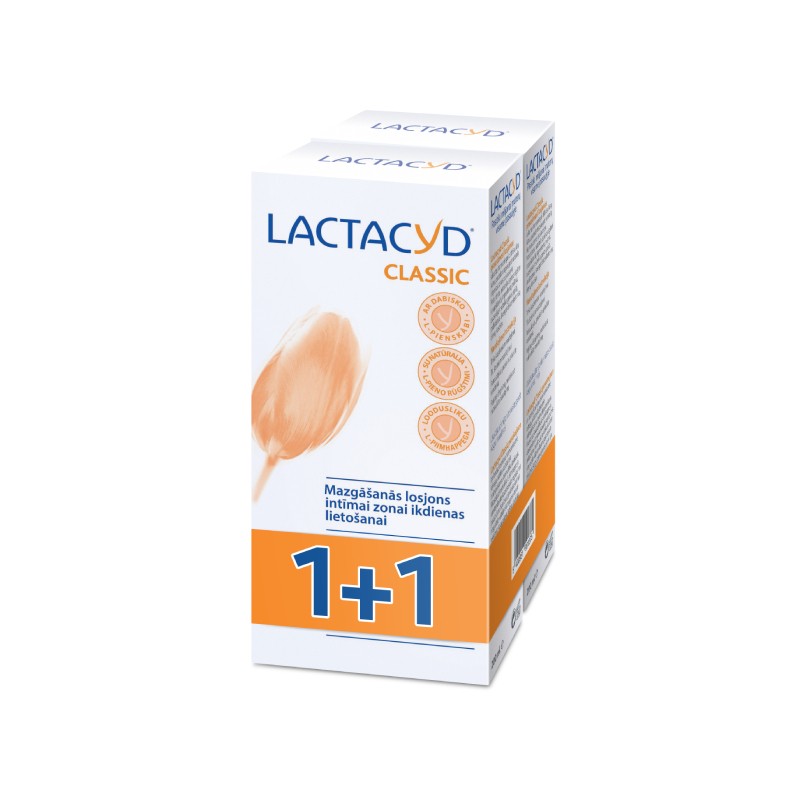 LACTACYD Pharma Classic lotion for daily intimate hygiene 200 ml 1+1