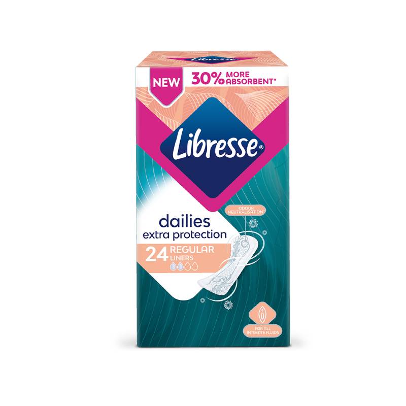 LIBRESSE Extra Protection Normal Daily Inserts N24