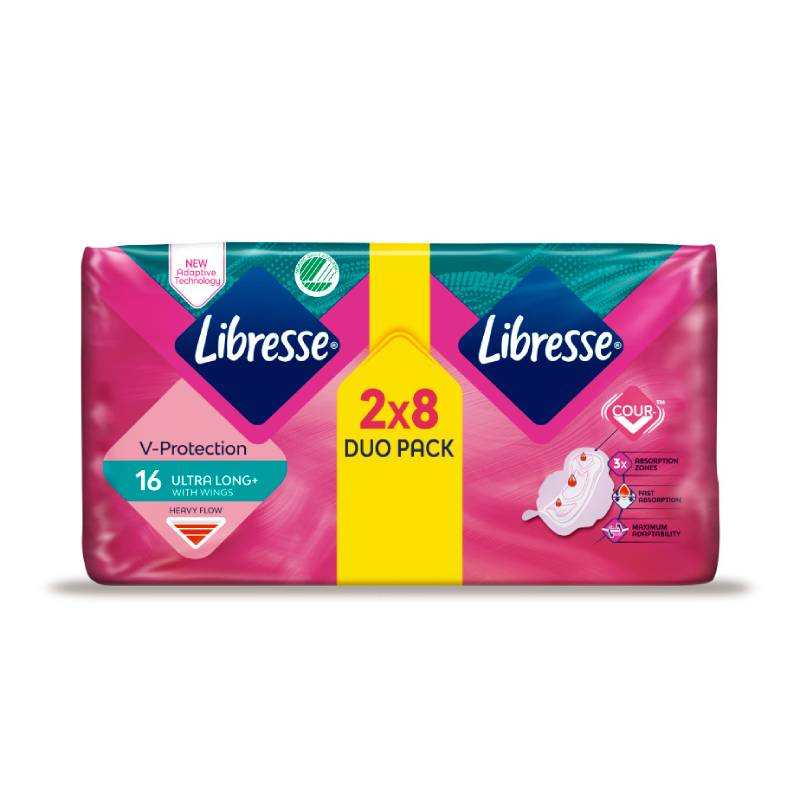 LIBRESSE Invisible Super sanitary napkins N16