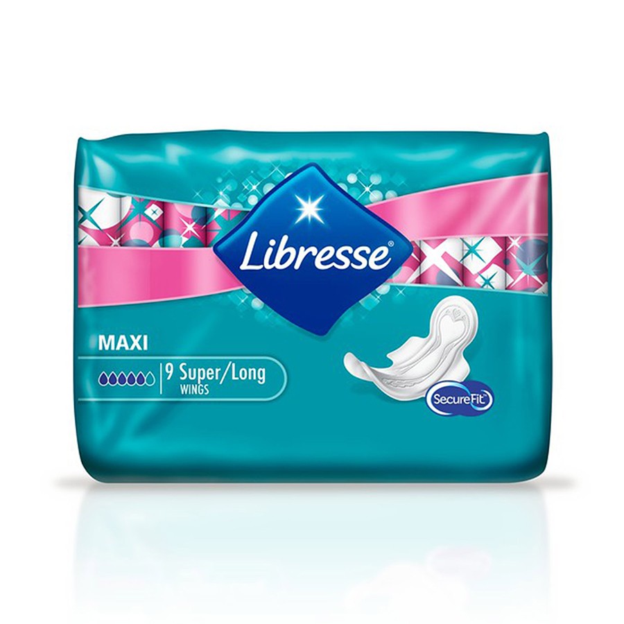 LIBRESSE Maxi Night Super Thick Hygienic Packets N9