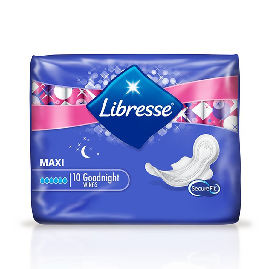 LIBRESSE Maxi Super Thick Hygienic Packets N10