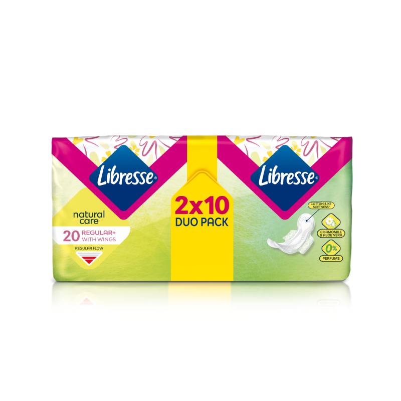 LIBRESSE Natural Care Ultra Normal sanitary napkins N20