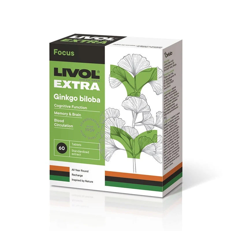 LIVOL Extra Ginkgo Biloba N60 tablets