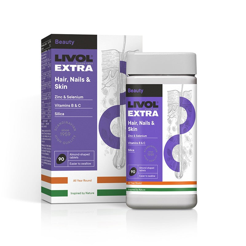 LIVOL Extra Hair, Nails & Skin N90 tablets