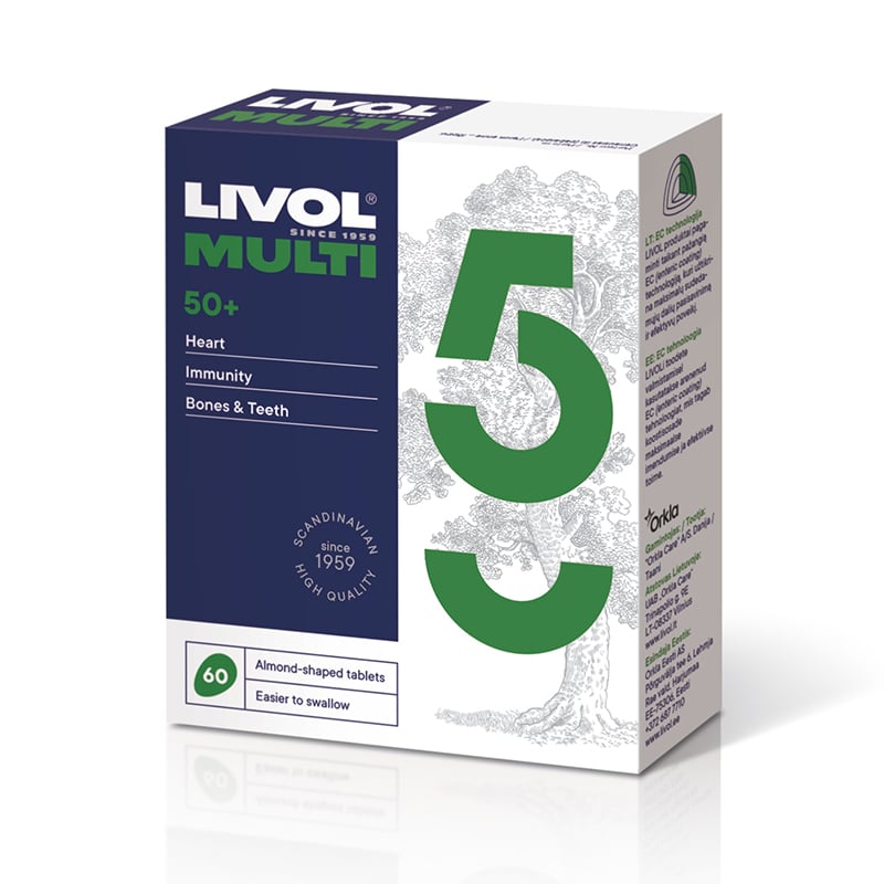 LIVOL Multi 50+ N60 tablets