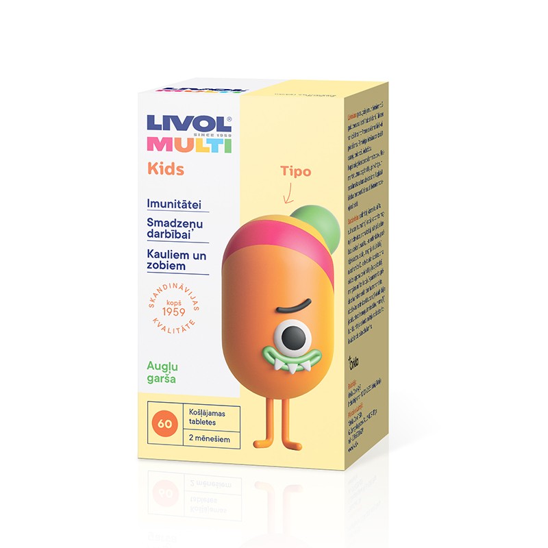 LIVOL Multi Kids (fruit taste) Chewing tablets N60