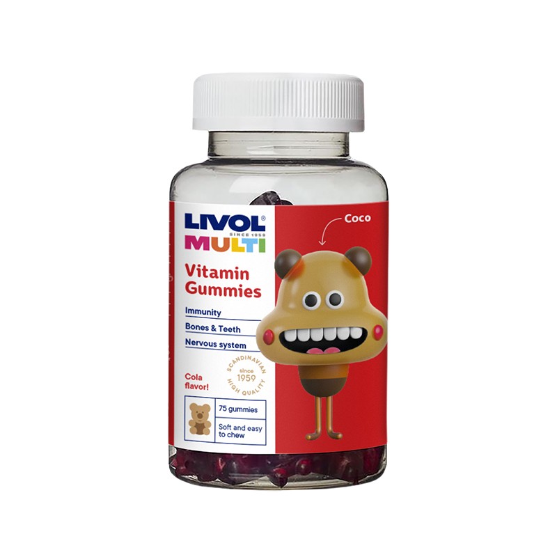 LIVOL multi vitamin bear with the taste of Cola N75