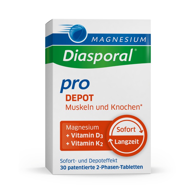 MAGNESIUM DIASPORAL Pro Depot tablets for muscles and bones N30