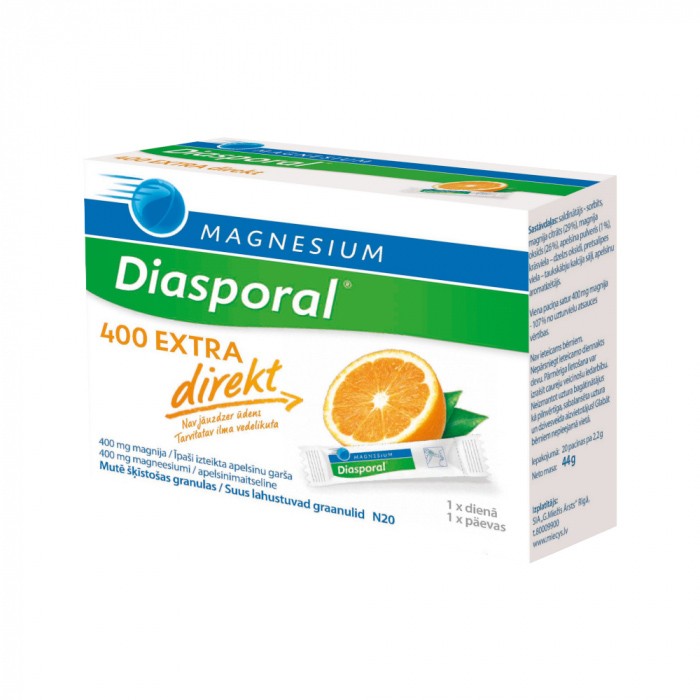 Magnesium Diasporal 400 Extra Direkt bags N20