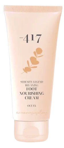 MINUS 417 Serenity Legend Relaxing Nourishing Ocean cream on foot 100 ml