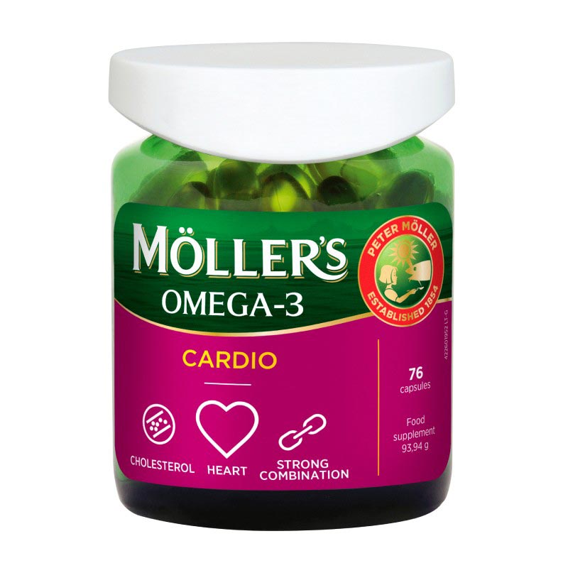 MOLLERS OMEGA-3 Cardio capsules N76