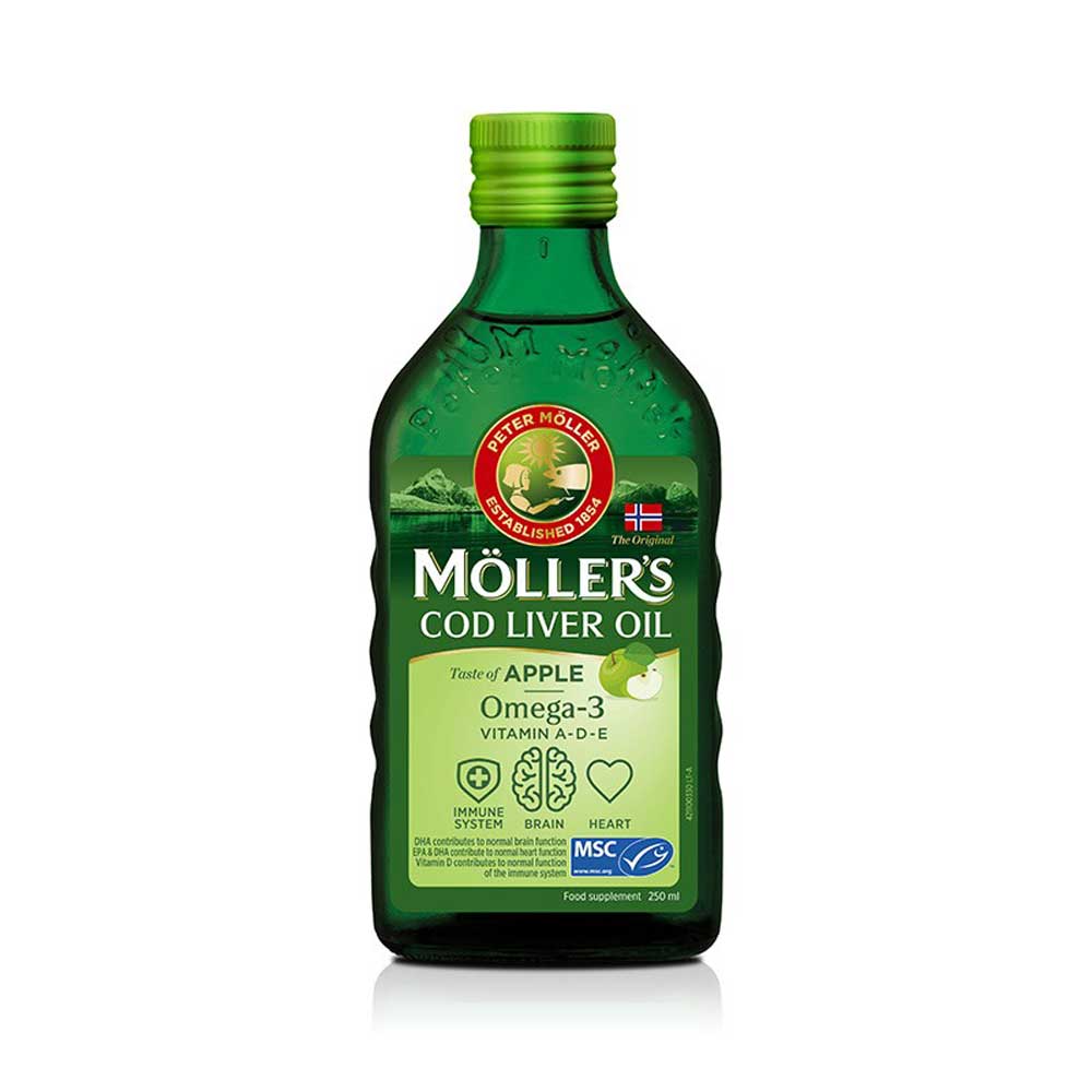 MOLLERS Fish oil with an apple taste 250 ml