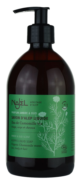 NAJEL Aleppo Amber  Oud Fragrance showers jelly 500 ml