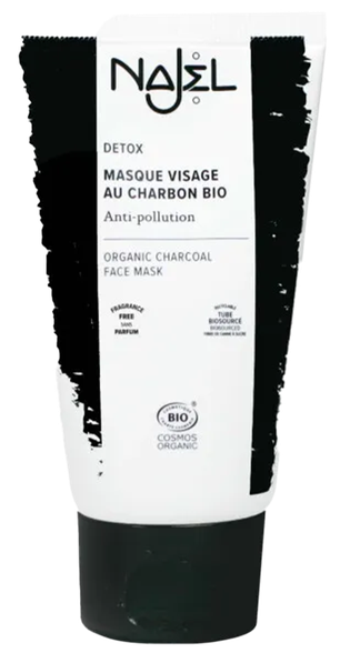 NAJEL Organic Charcoal faces mask 75 ml