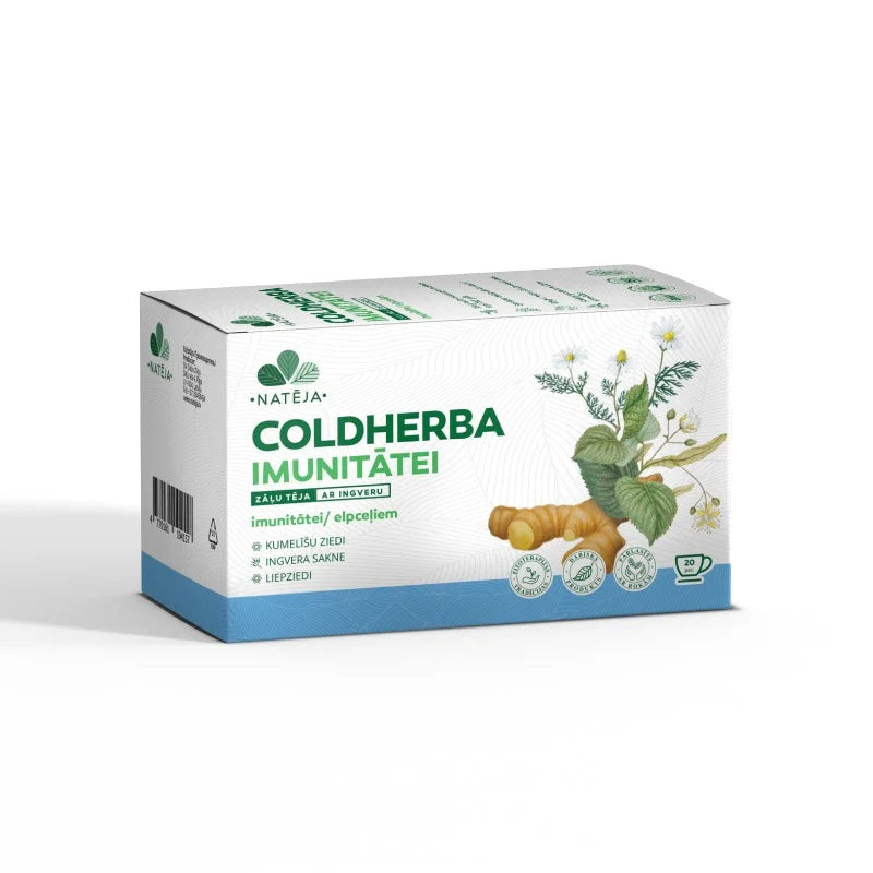 NATĒJA ColdHerba immunity tea with ginger N20