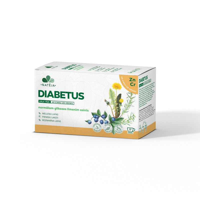 NATĒJA Diabetus herbal tea N20