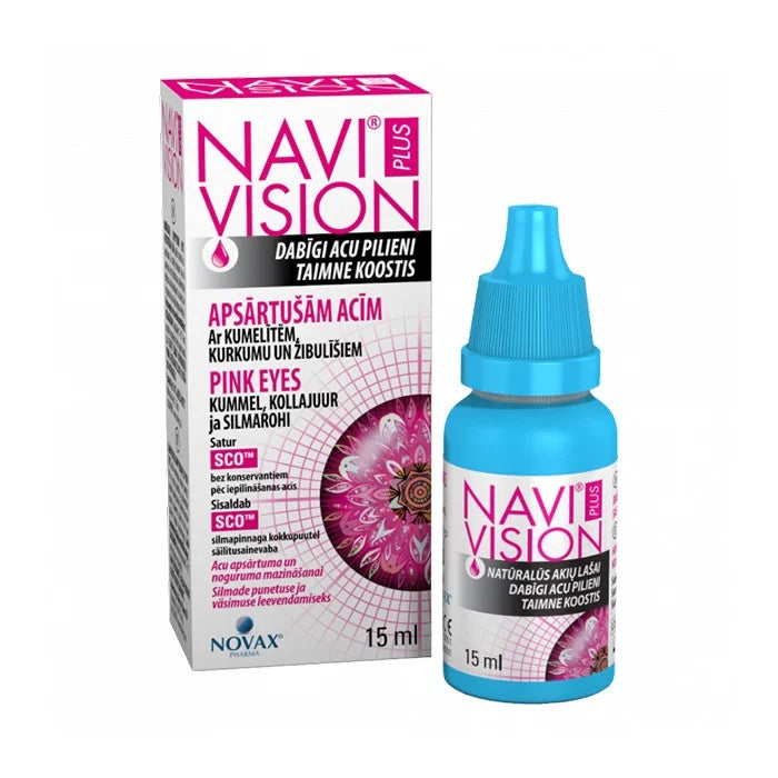 NAVI VISION PLUS Eye drops for red eyes 15 ml