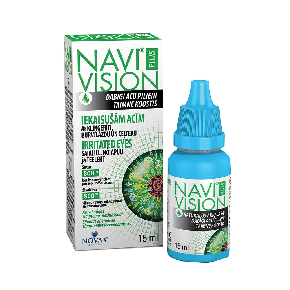 NAVI VISION PLUS Eye drops for sore eyes 15 ml