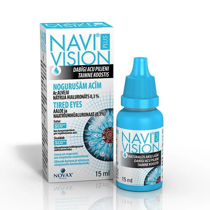 NAVI VISION PLUS Eye drops for tired eyes 15 ml