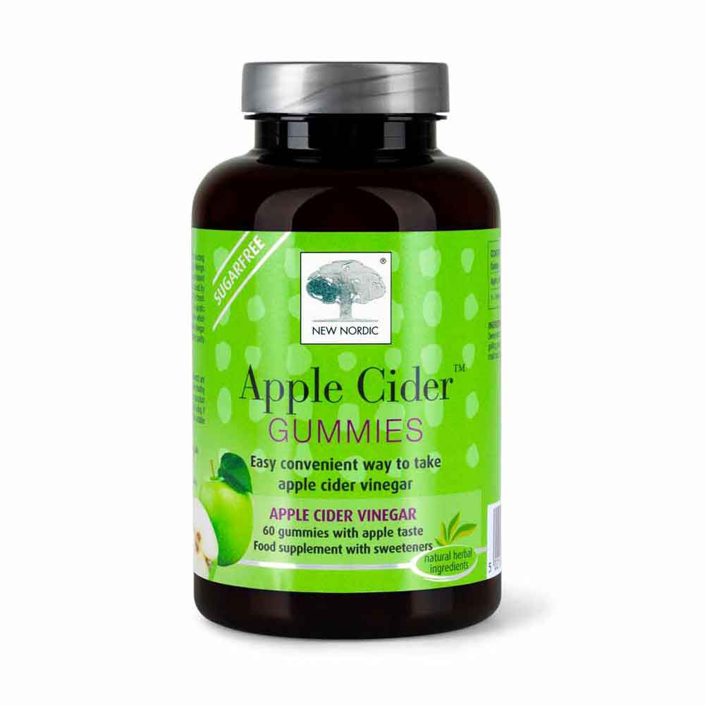 New Nordic Apple Cider Gummies Chewing Leaders N60